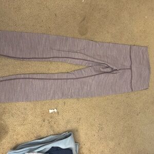 Purple High-Waisted Leggings